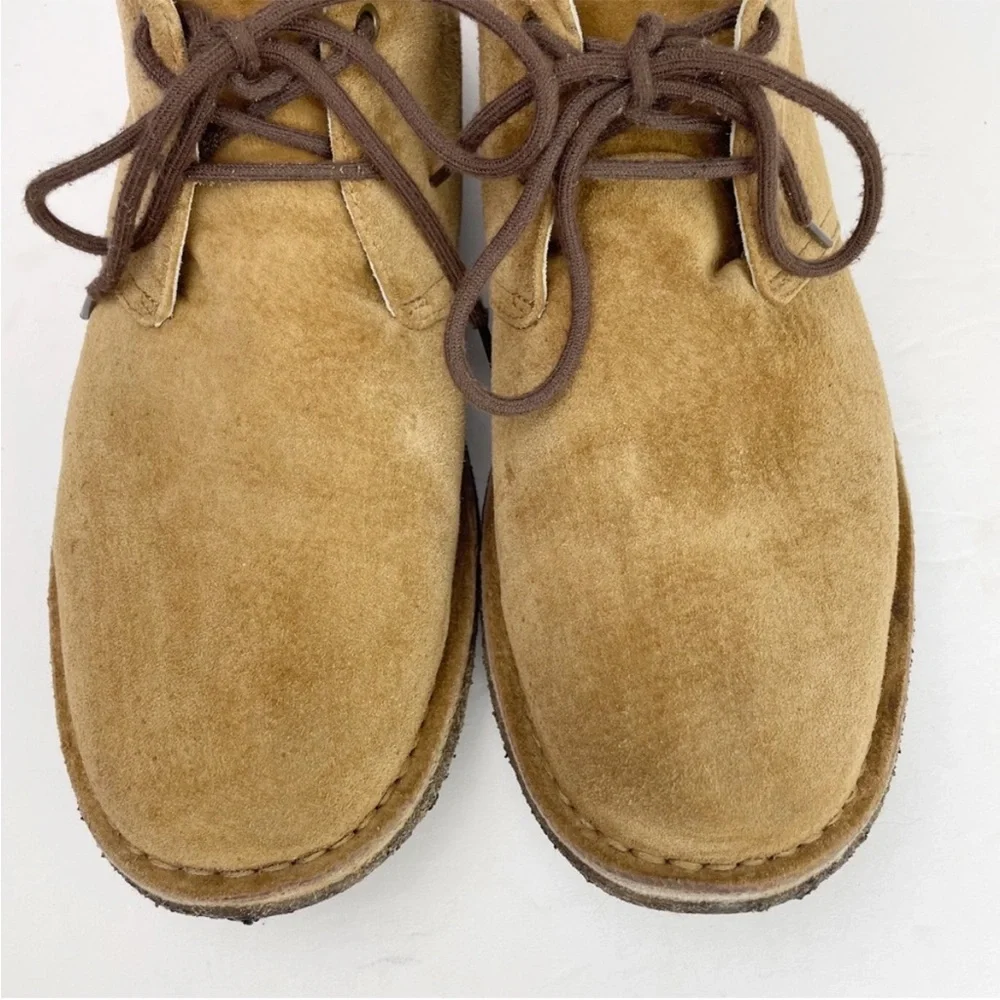 UGG Leighton Suede Leather Chestnut Tan Lace Up Ankle Chukka Boots
